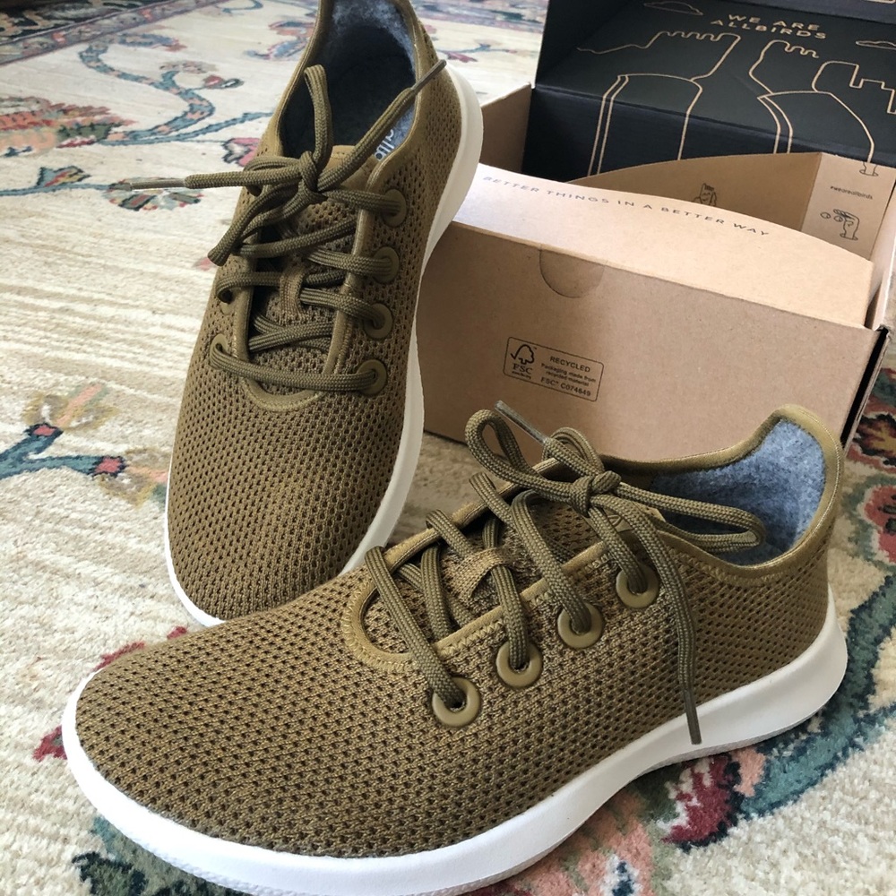 Allbirds Tree Runners - Baobab with white sole